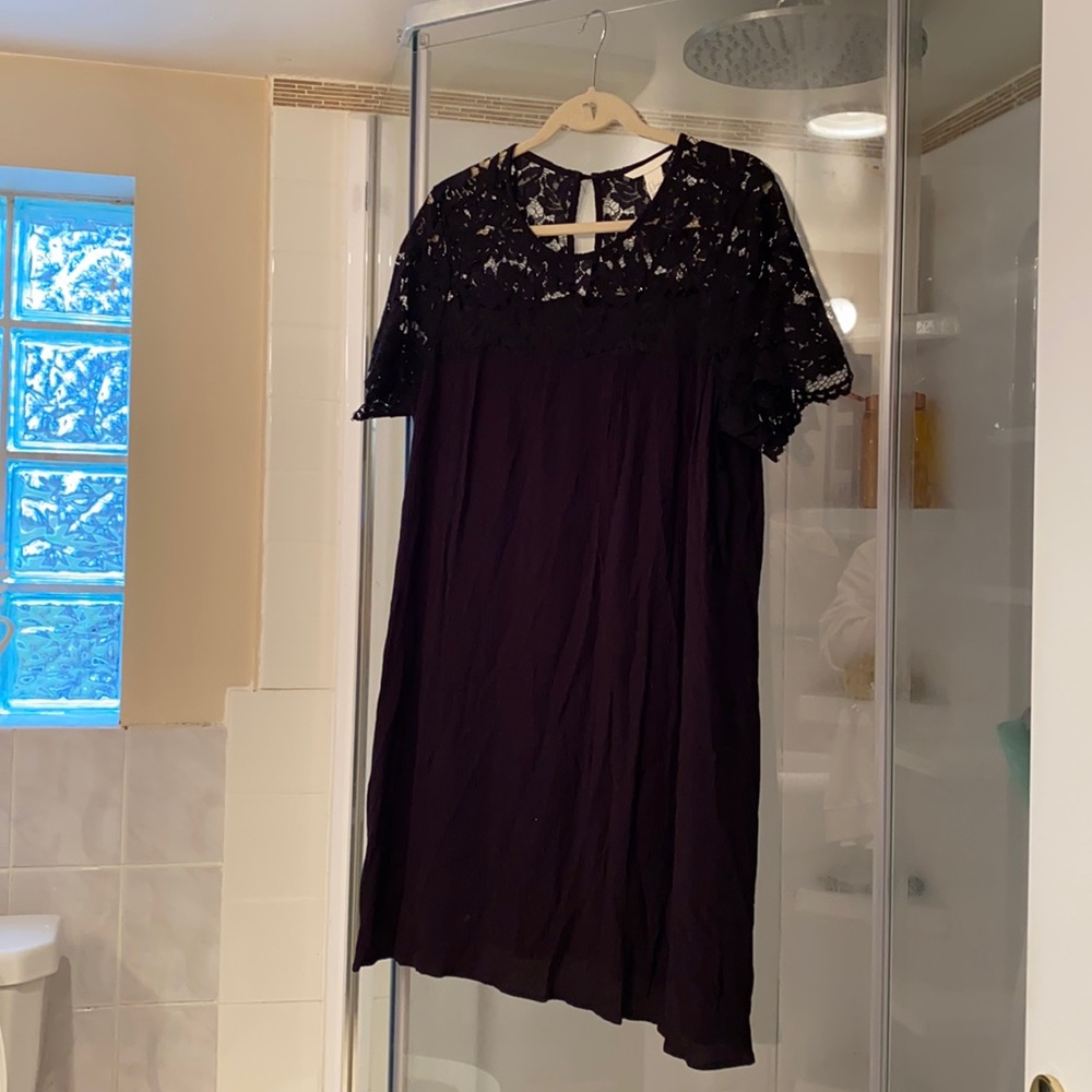 A lace top tunic